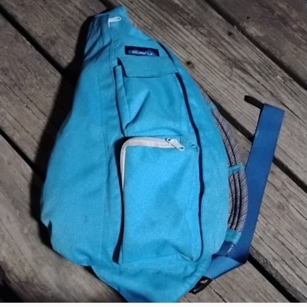Kavu Teal Sling Backpack